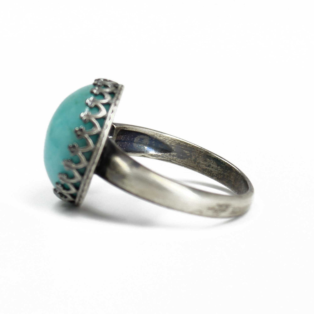 
                      
                        Amazonite Ring in Sterling Silver 7 US
                      
                    