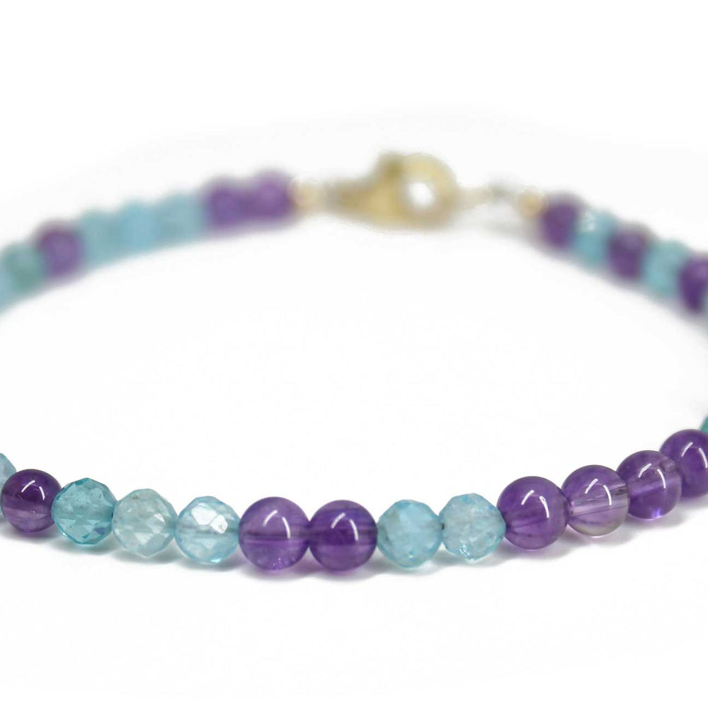 
                      
                        Apatite and Amethyst Bracelet
                      
                    