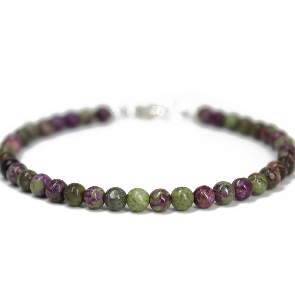 
                      
                        Atlantisite Stichtite Bead Bracelet with Clasp
                      
                    