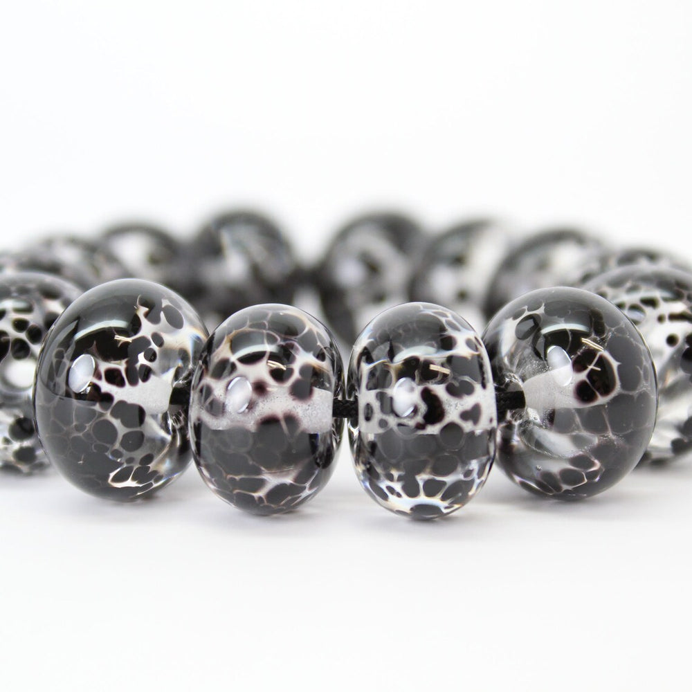 Handmade Black Lampwork Beads for sale