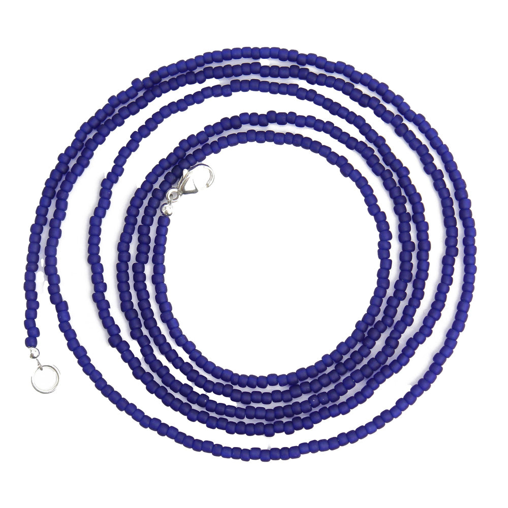 
                      
                        Cobalt Blue Seed Bead Necklace
                      
                    