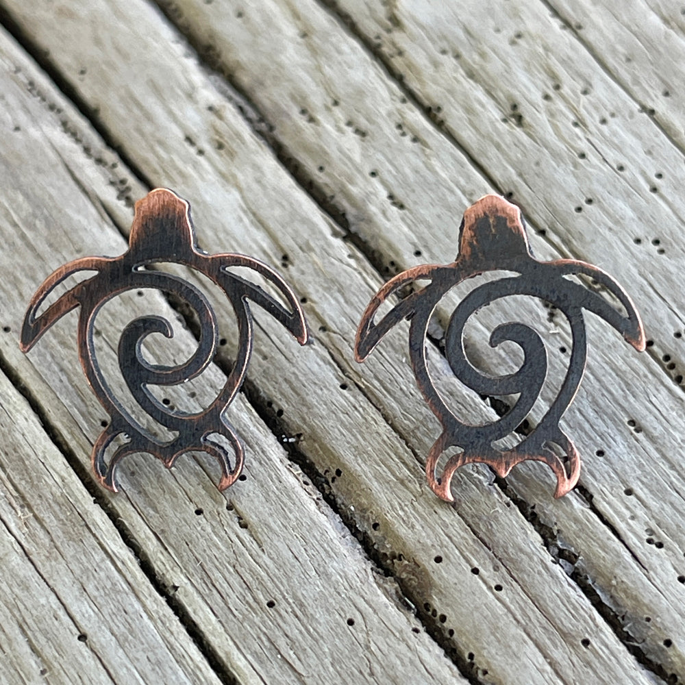 Sea Turtle Stud Earrings