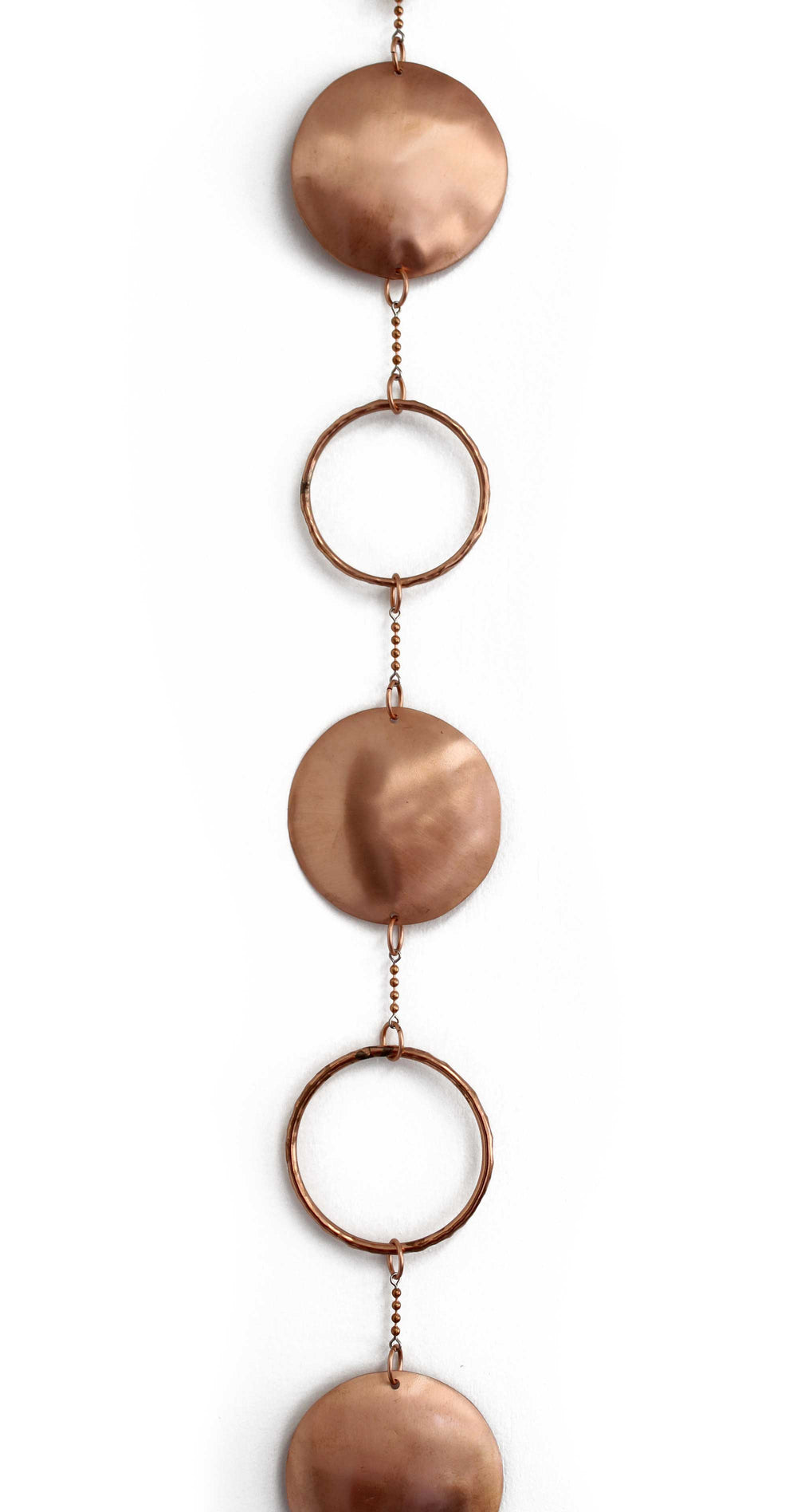 Copper Circle Wind Spinner Wall Hanging Mobile