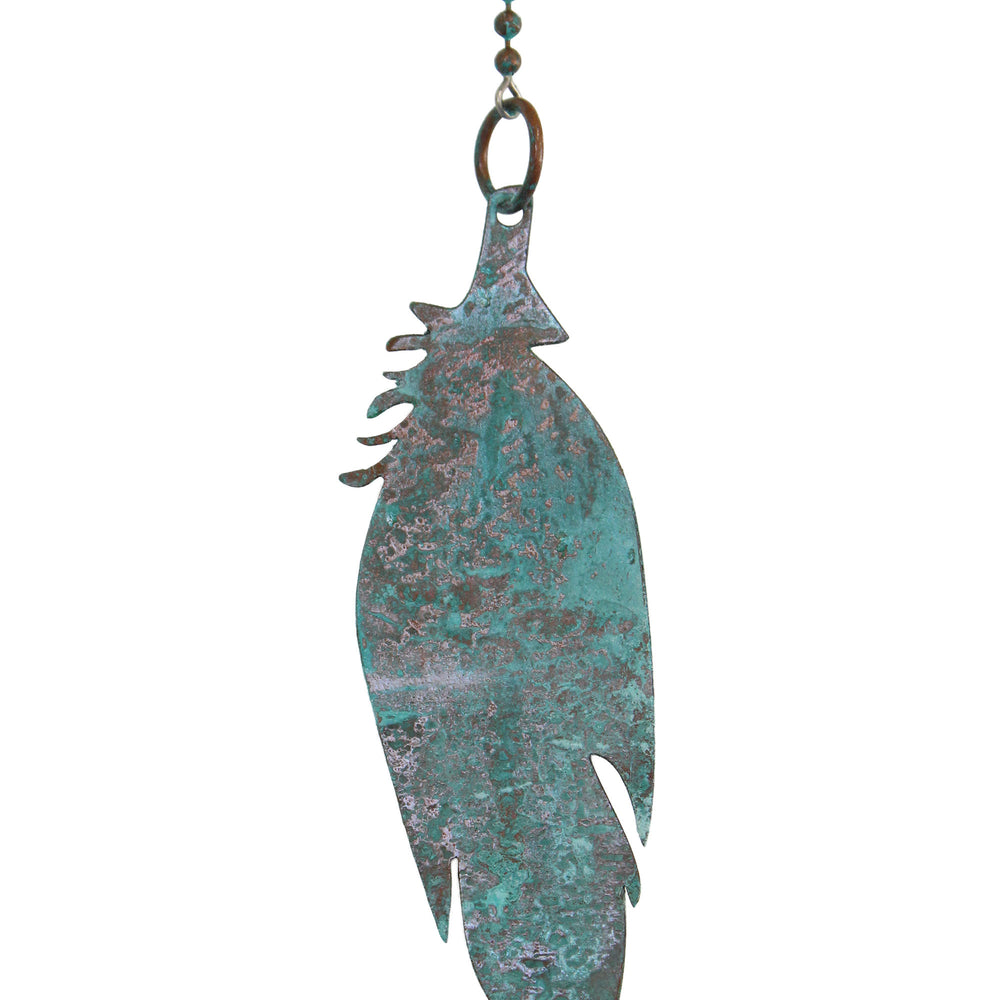 
                      
                        Small Copper Feather Wind Spinner Mobile Hanging Decor
                      
                    