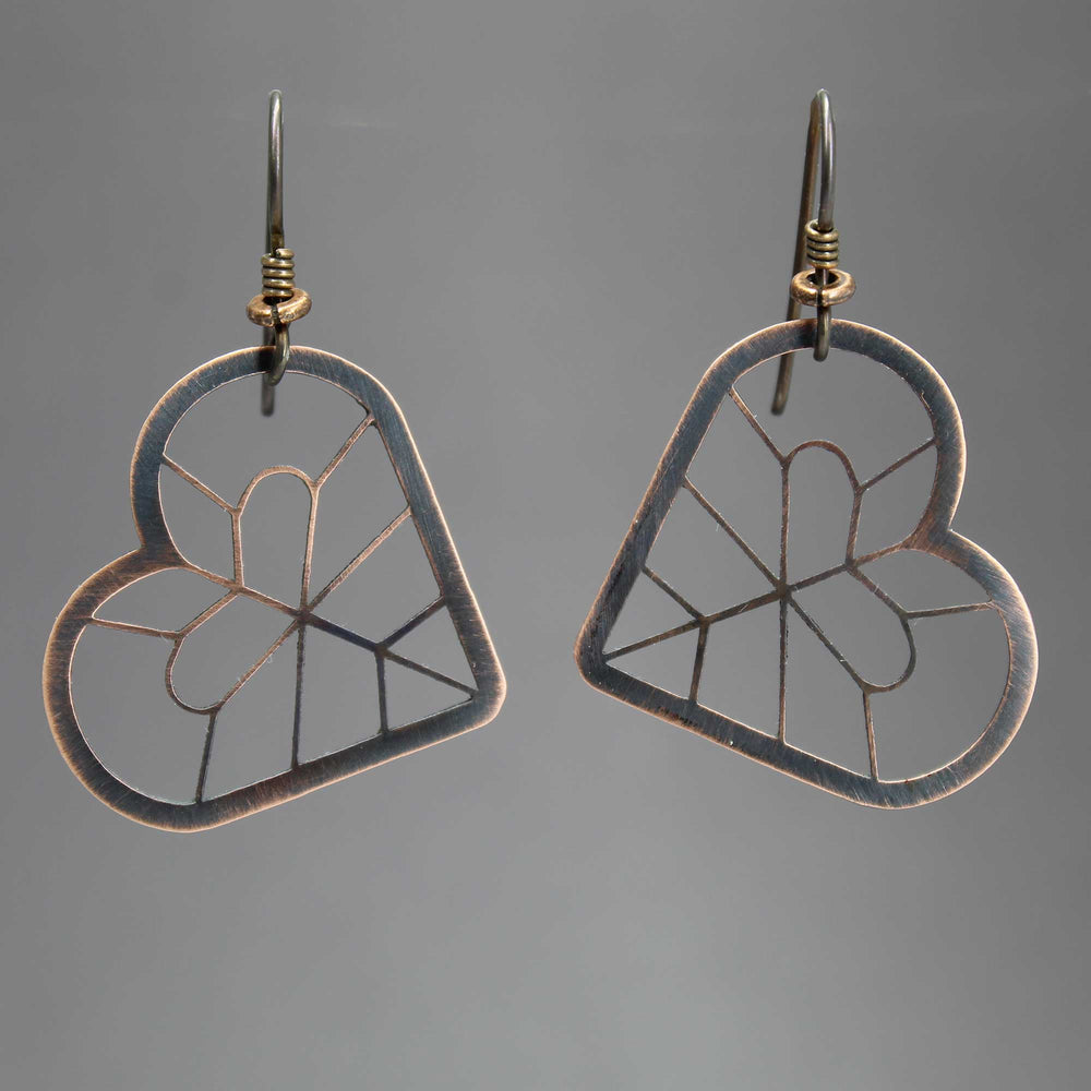 
                      
                        Copper Heart Earrings
                      
                    