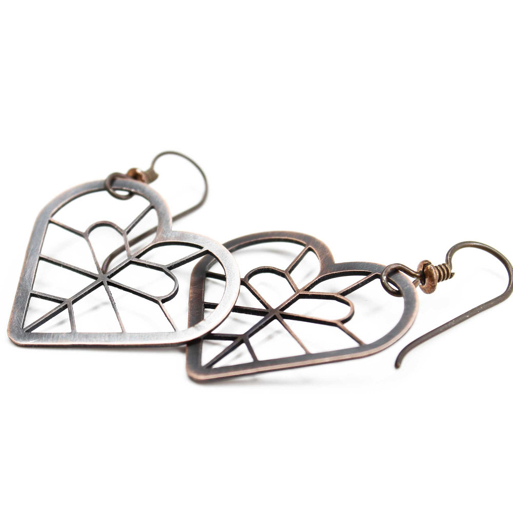 
                      
                        Copper Heart Earrings
                      
                    