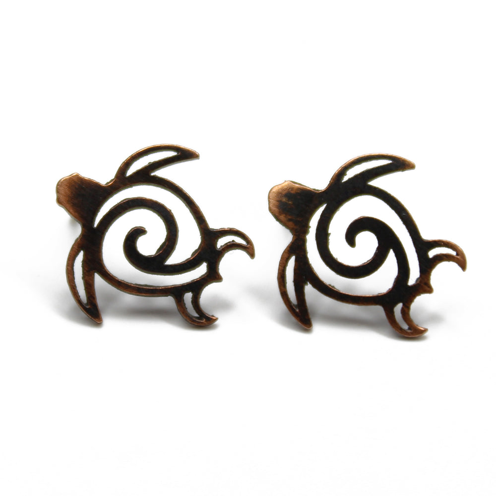 
                      
                        Sea Turtle Stud Earrings in Copper
                      
                    