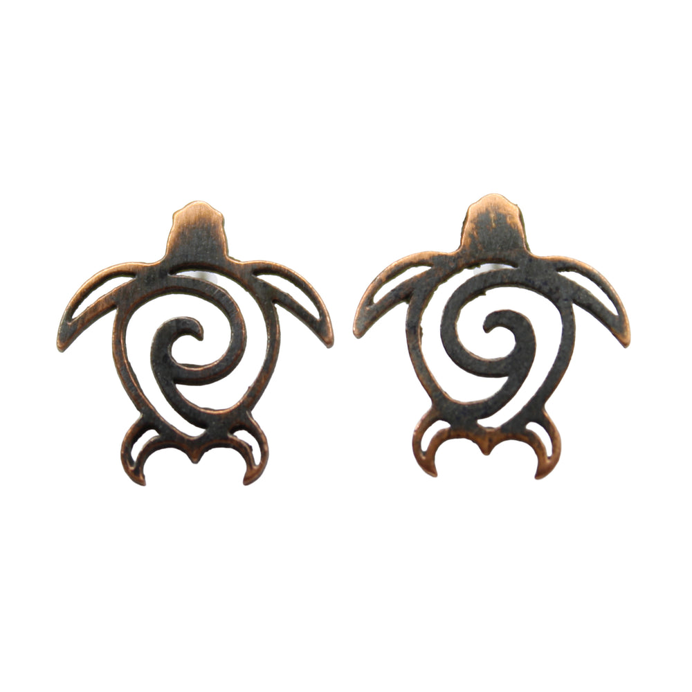 
                      
                        Sea Turtle Stud Earrings in Copper
                      
                    