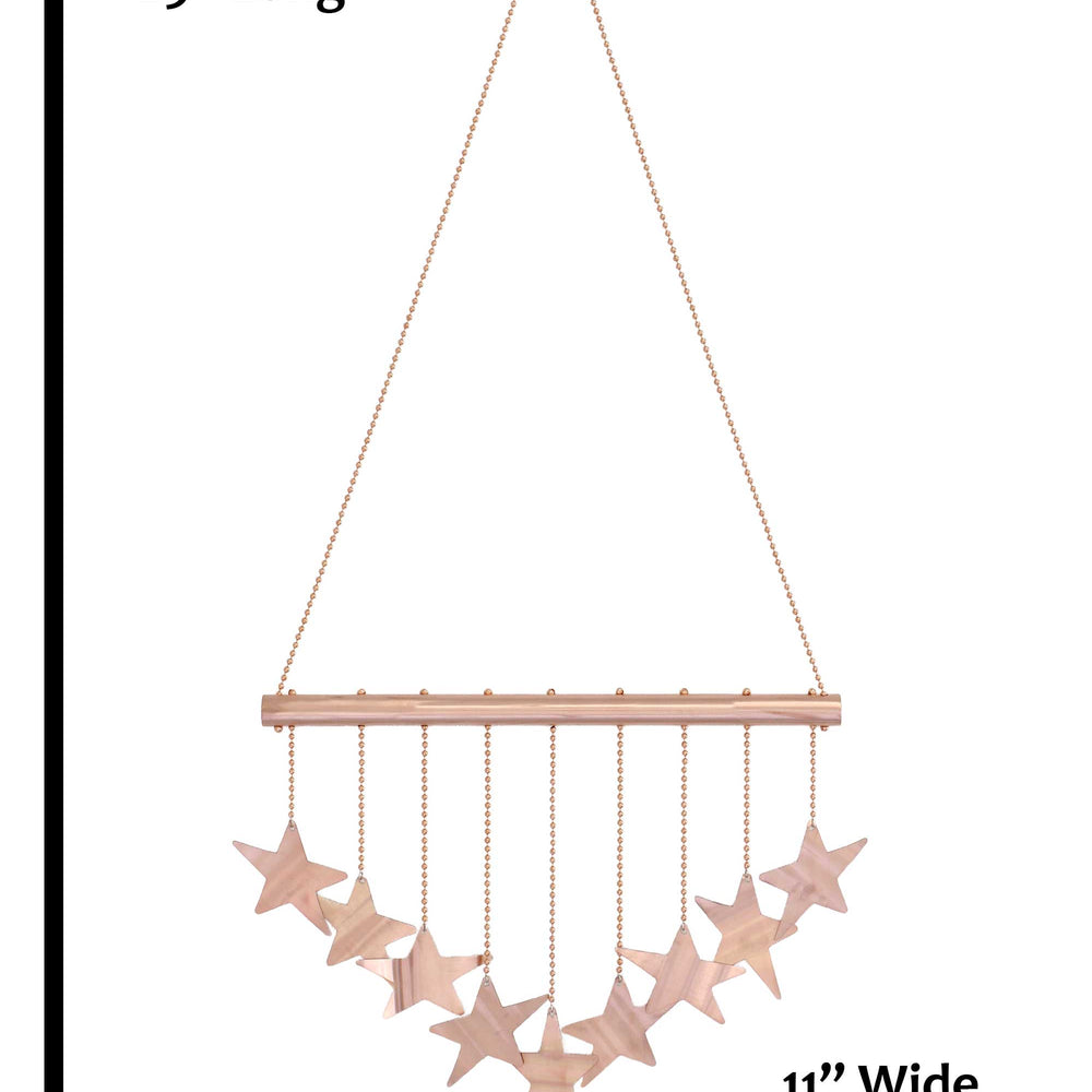 
                      
                        Copper Star Wind Chime 25" Long x 11" Wide
                      
                    