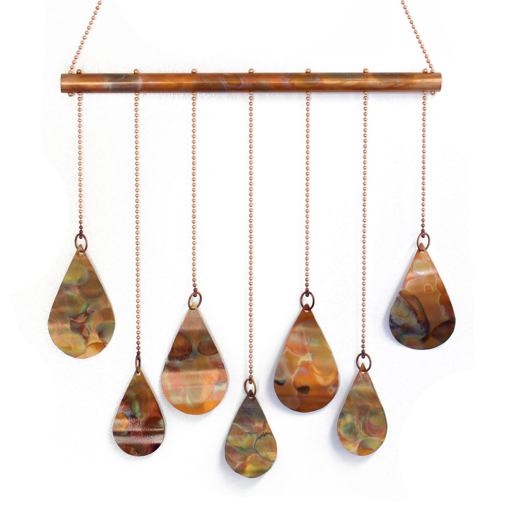 Copper Teardrop Wind Chime