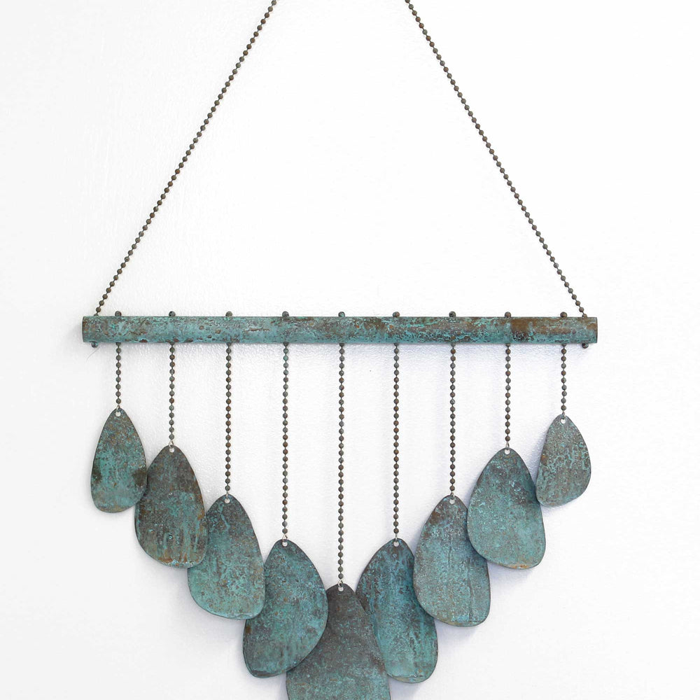 
                      
                        Copper Wind Chime with Blue Green Patina
                      
                    