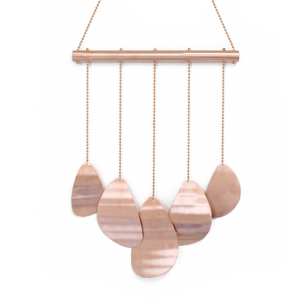 Handmade Copper Wind Chime Pebbles