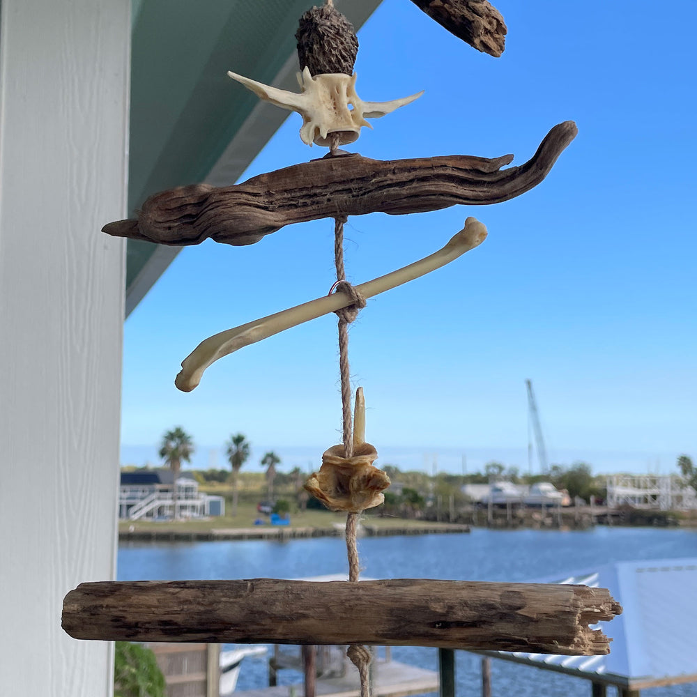 Driftwood, Bones, and Shells Mobile