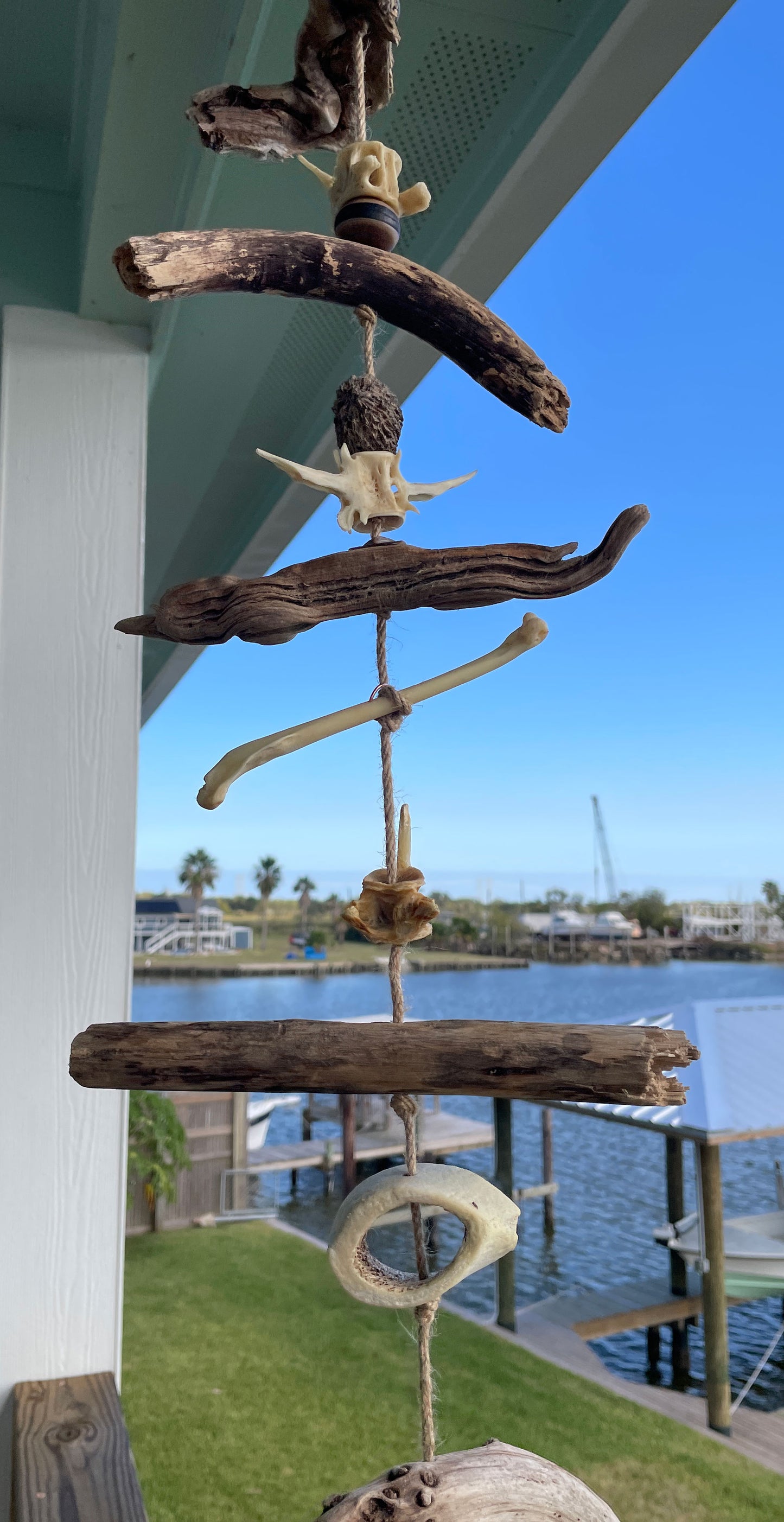 Driftwood, Bones, and Shells Mobile