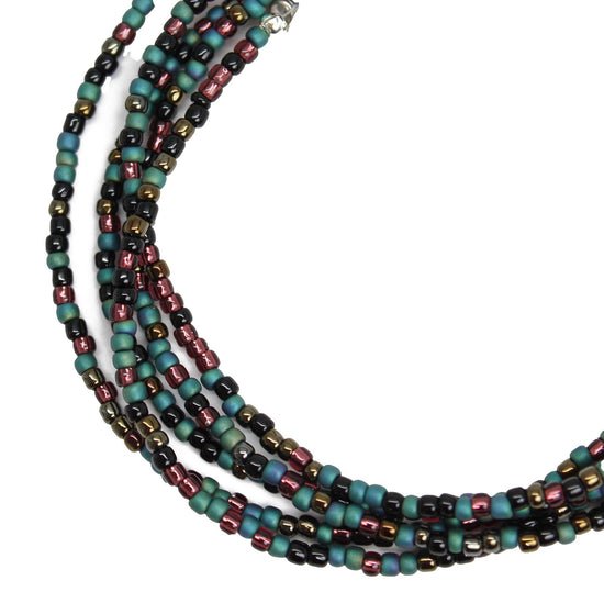 Kumihimo Necklace of Copper Mixed Seed Beads – Main Avenue Galleria &  School of Art