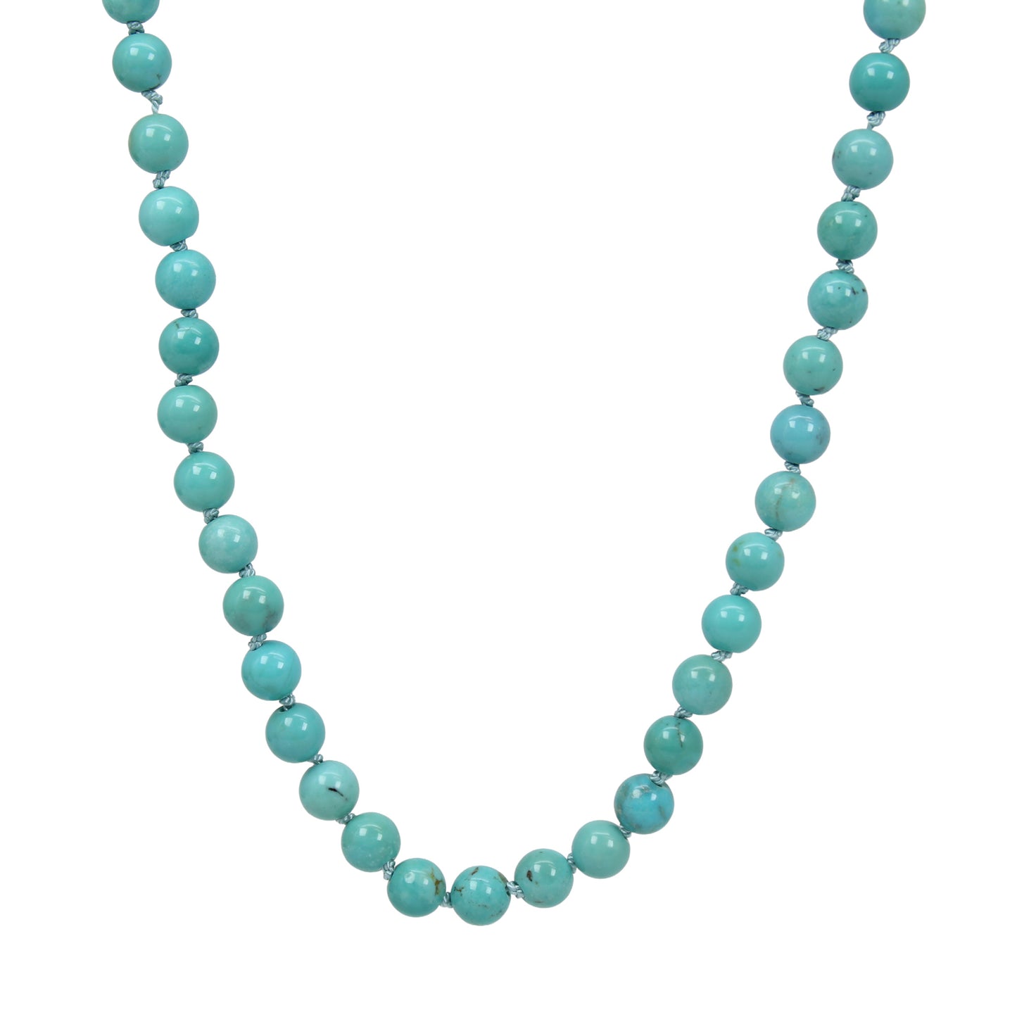 Hand Knotted Genuine Turquoise Necklace