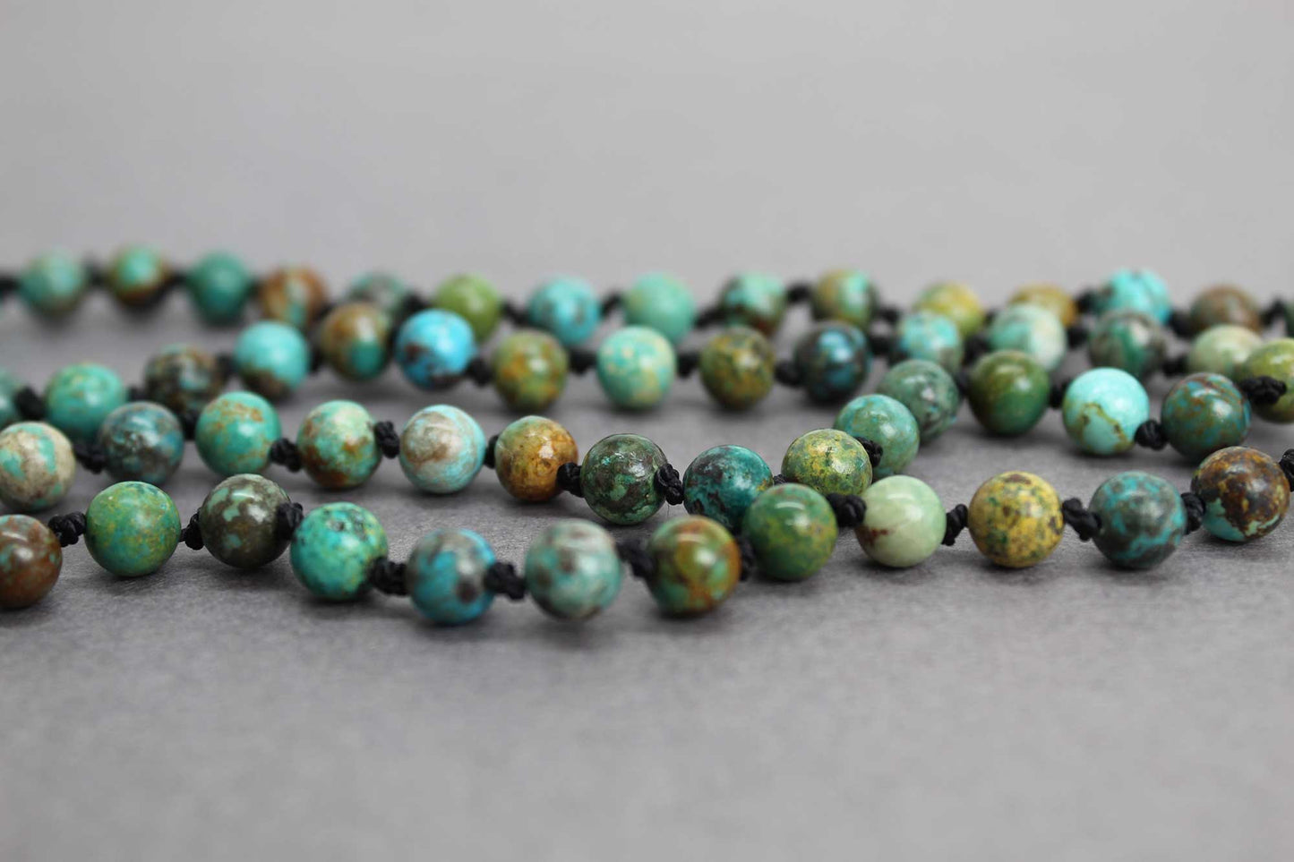 Genuine 4mm Hubei Turquoise Bead Necklace – Kathy Bankston