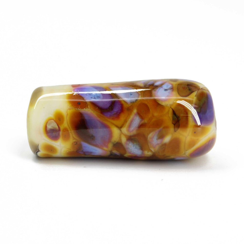 
                      
                        Yellow Gold Purple Glass Lampwork Focal Bead
                      
                    