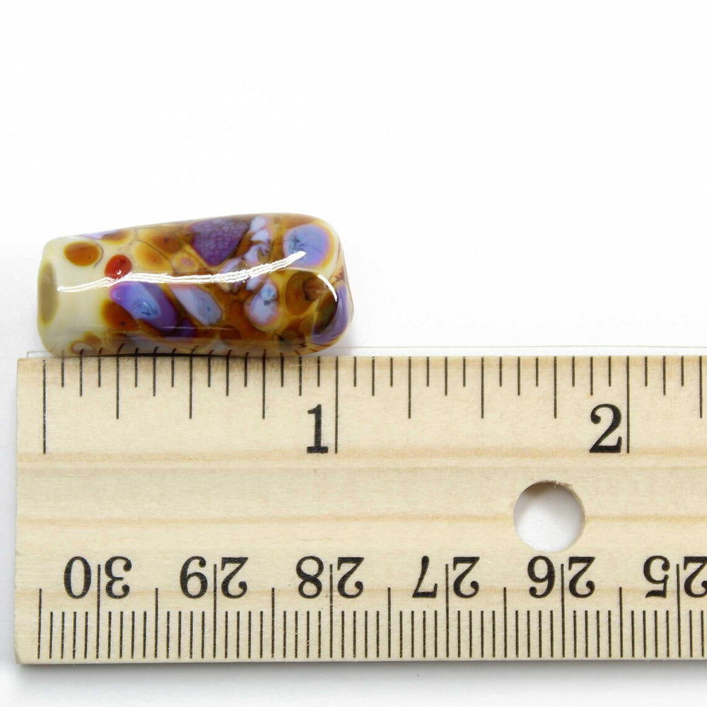 
                      
                        Yellow Gold Purple Glass Lampwork Focal Bead
                      
                    