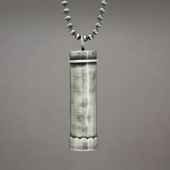 Handmade Sterling Silver Container Pendant