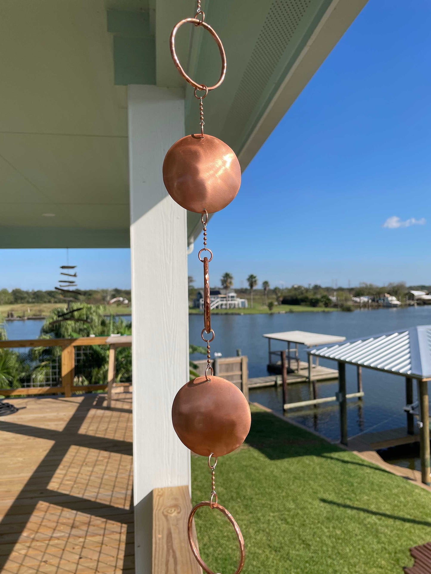 Hanging copper Circle Chain