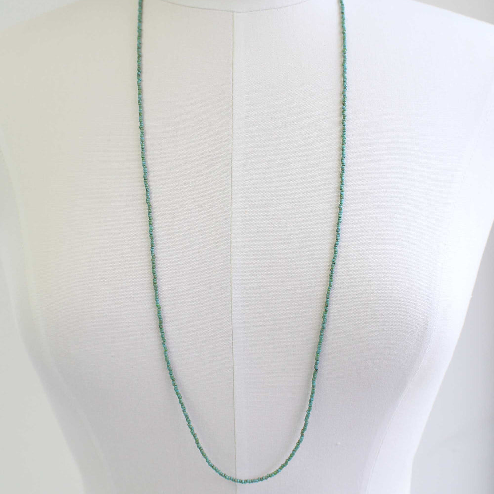 
                      
                        Turquoise Blue Picasso Seed Bead Necklace
                      
                    