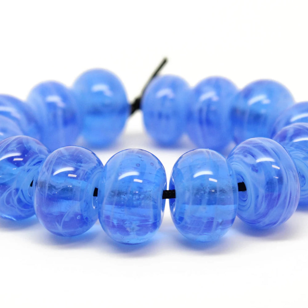 Laguna Blue Lampwork Beads