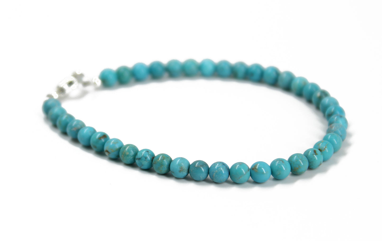 Light Blue Turquoise Bead Bracelet