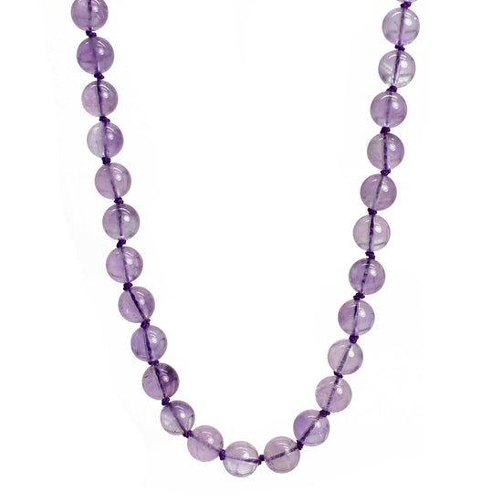 3 line Amethyst beads necklace (4-4550) – JEWELSTYLE