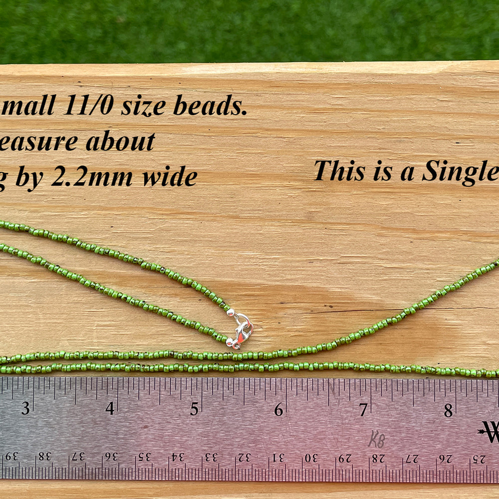 
                      
                        Mint Green Picasso Seed Bead Necklace
                      
                    