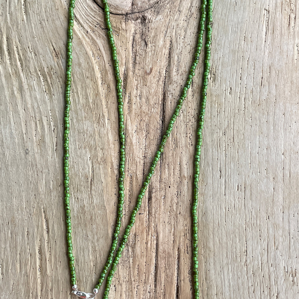 
                      
                        Mint Green Picasso Seed Bead Necklace
                      
                    