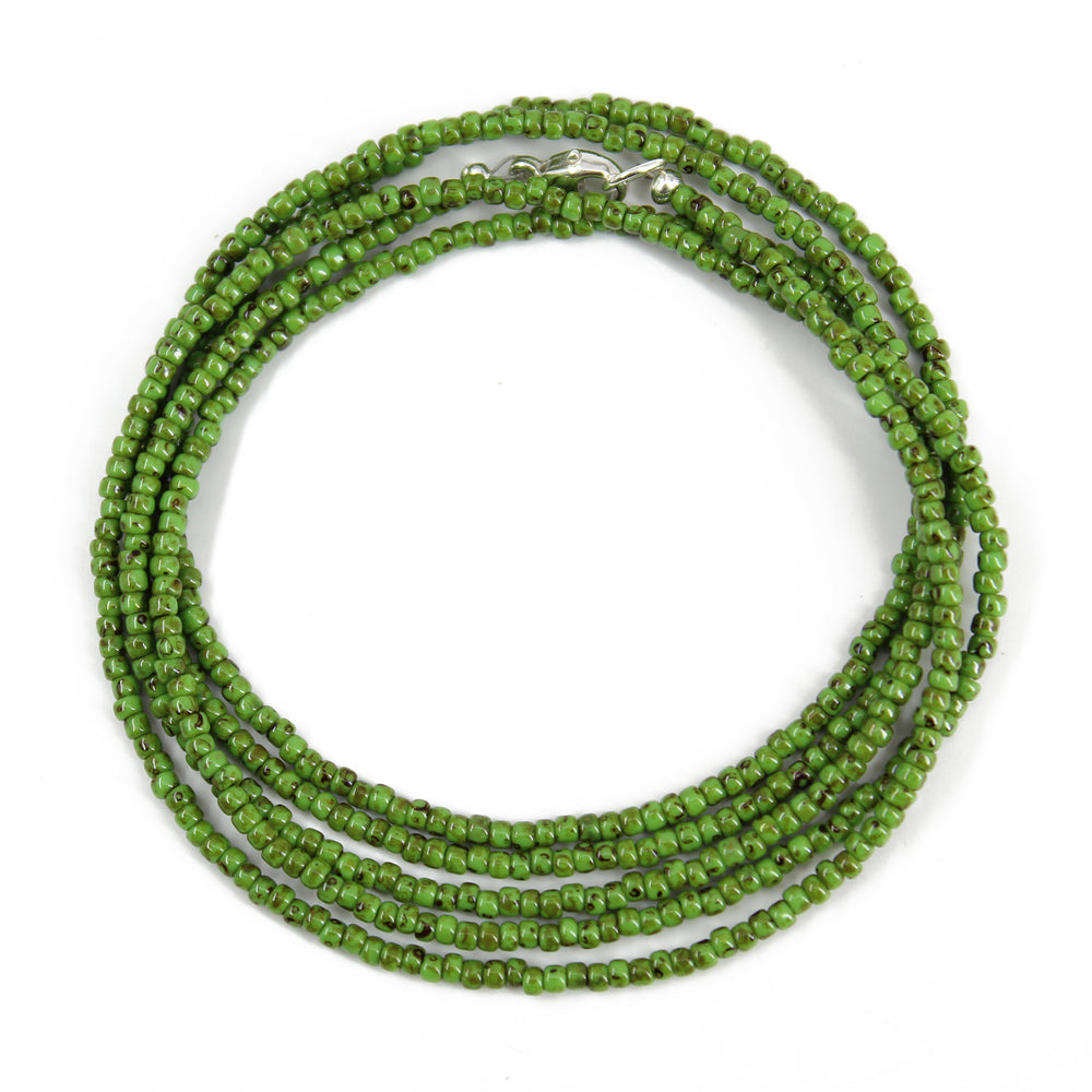 
                      
                        Mint Green Picasso Seed Bead Necklace
                      
                    