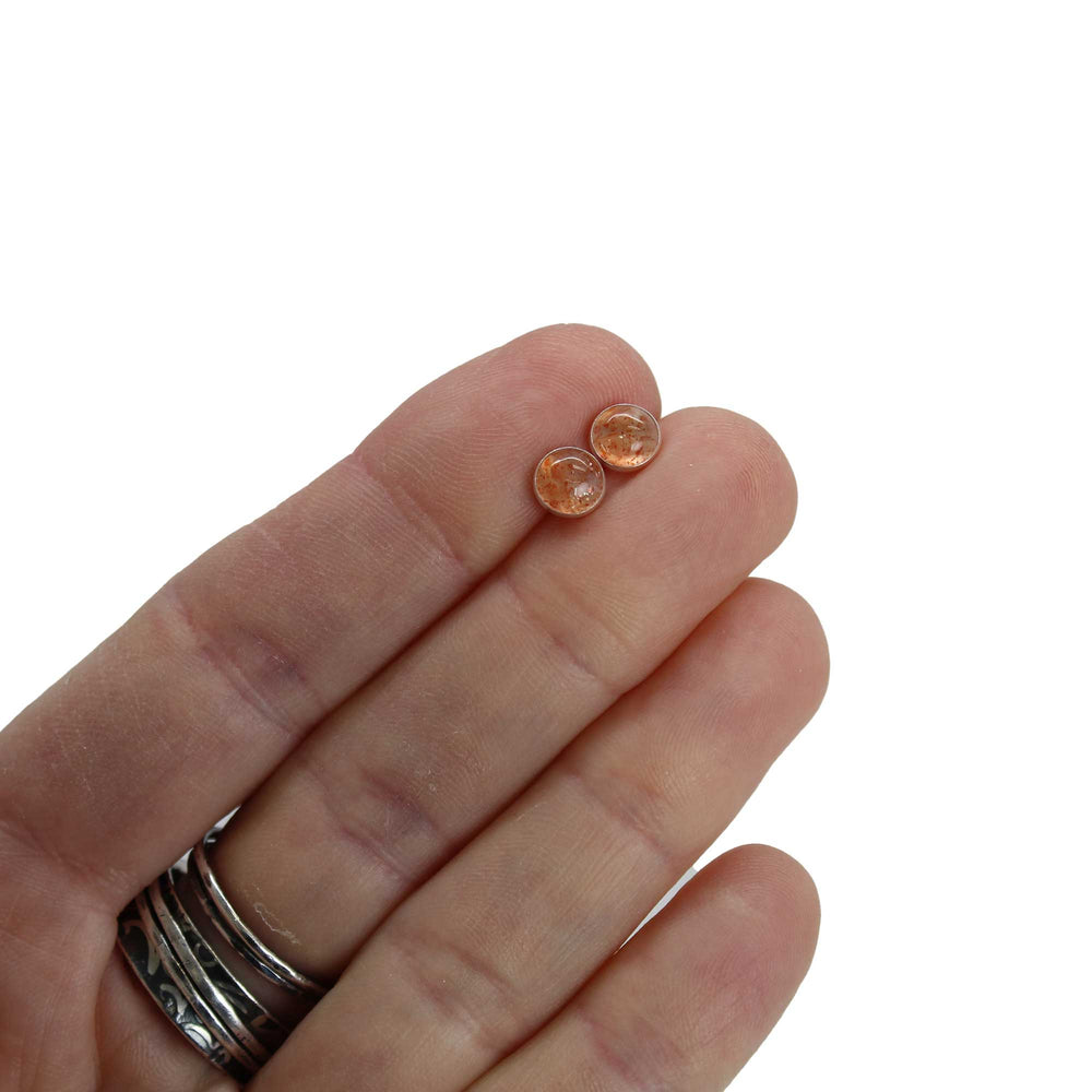 
                      
                        6mm Sunstone Stud Earrings
                      
                    