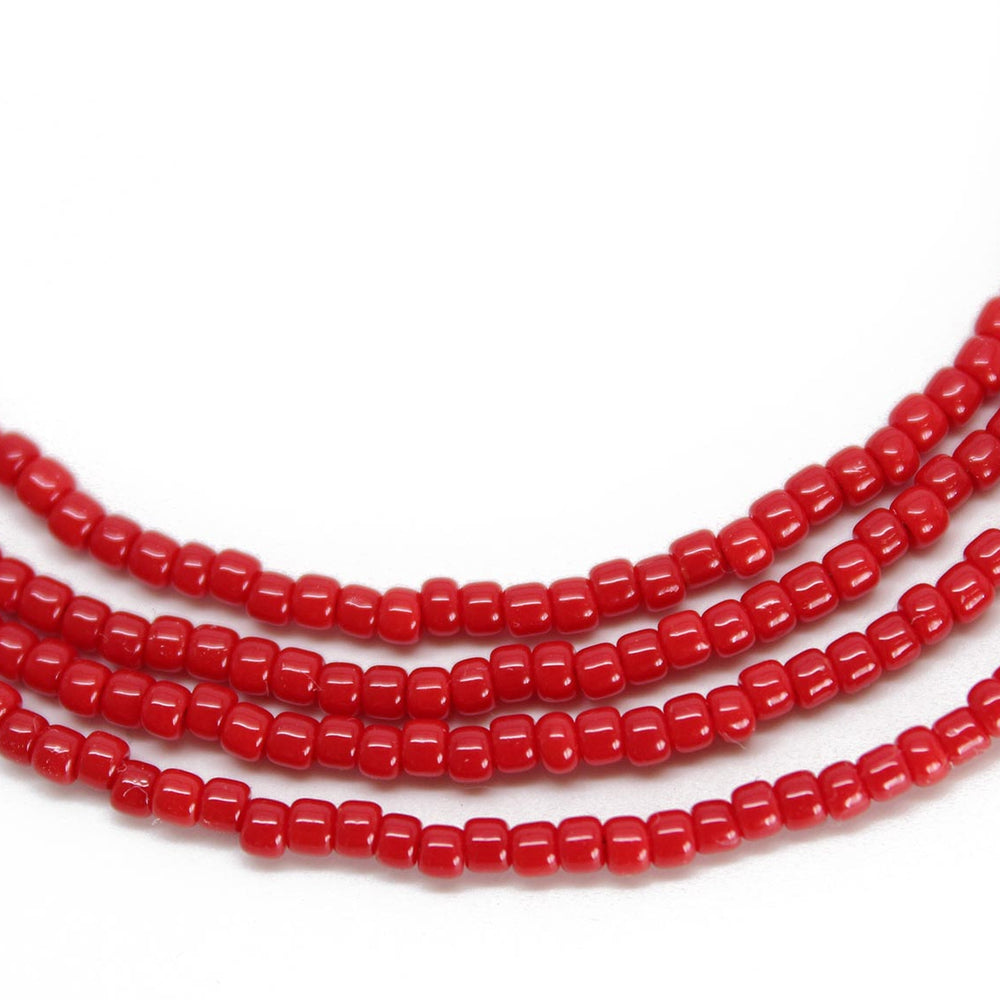 
                      
                        Pepper Red Seed Bead Necklace
                      
                    