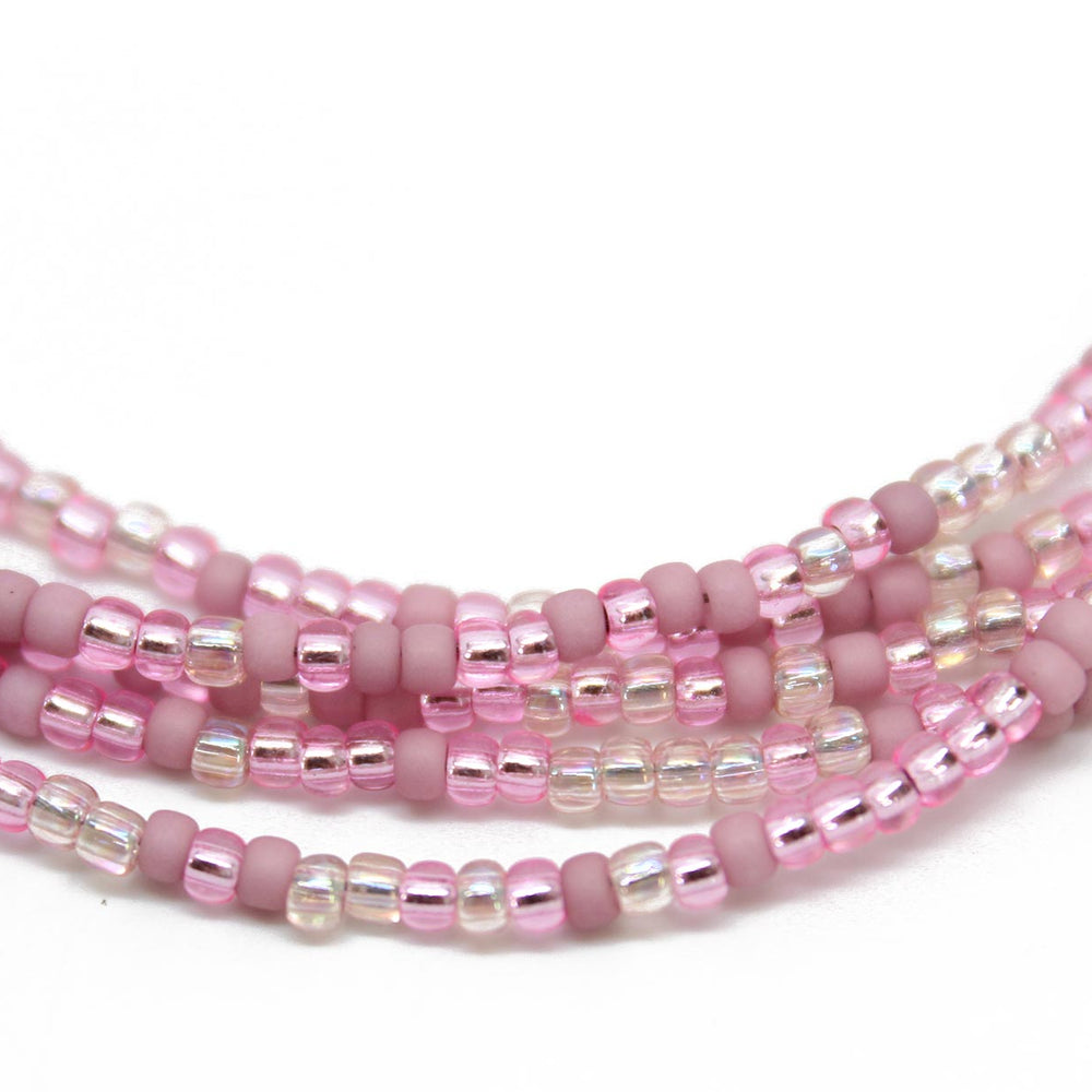 
                      
                        Pastel Pink Seed Bead Necklace
                      
                    