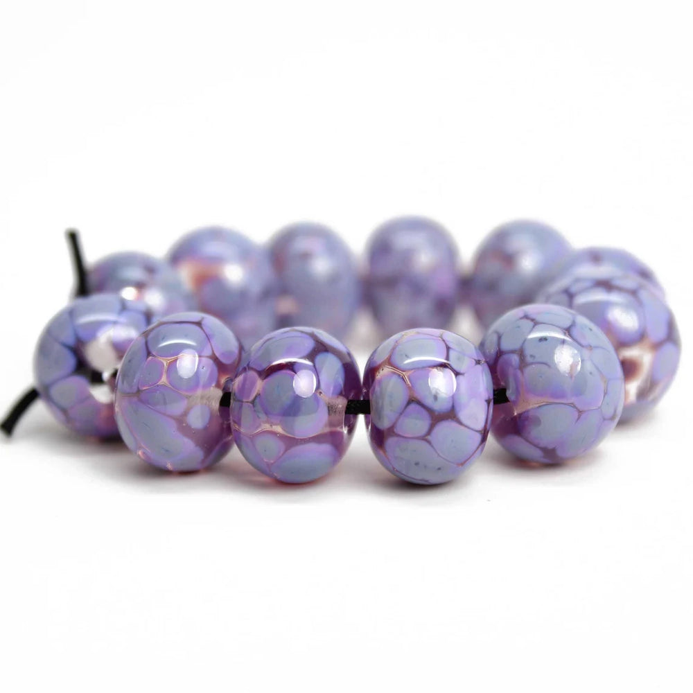 
                      
                        Lilac Purple Lampwork Beads
                      
                    