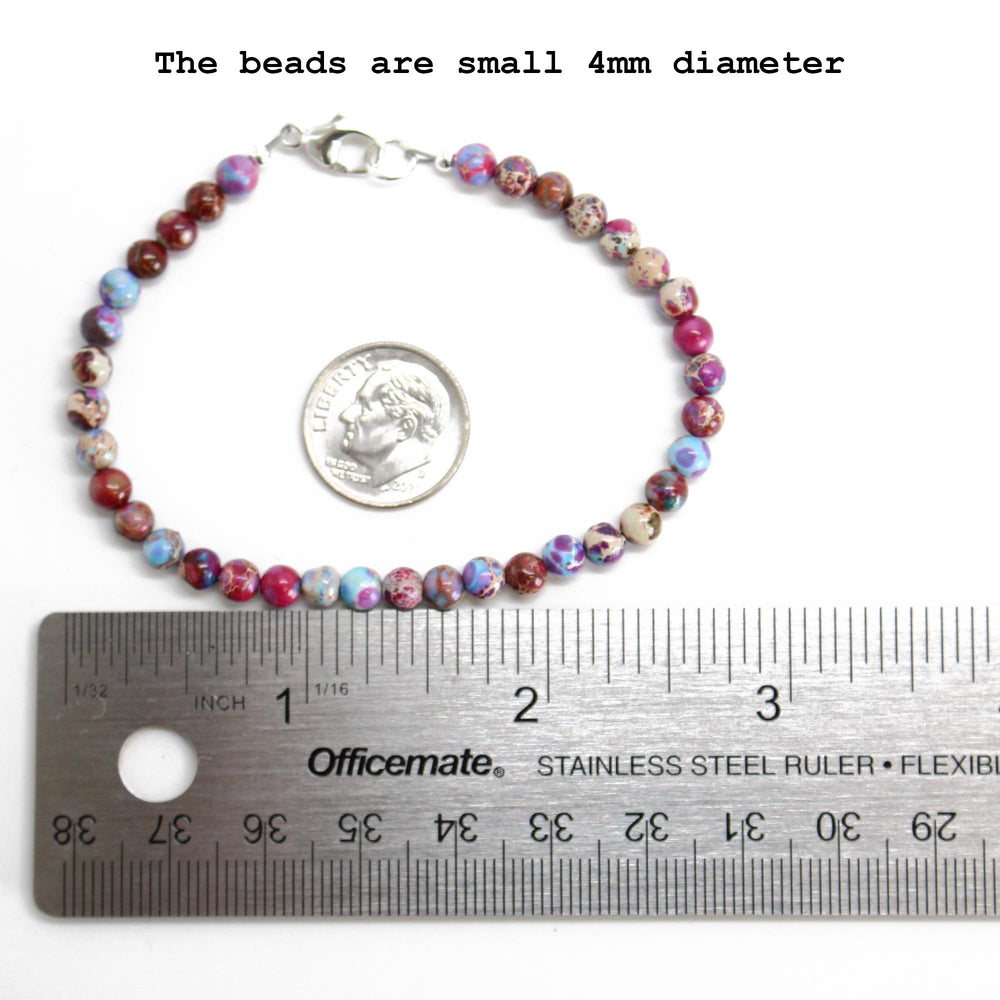 
                      
                        Rainbow Sea Sediment Jasper Bracelet
                      
                    