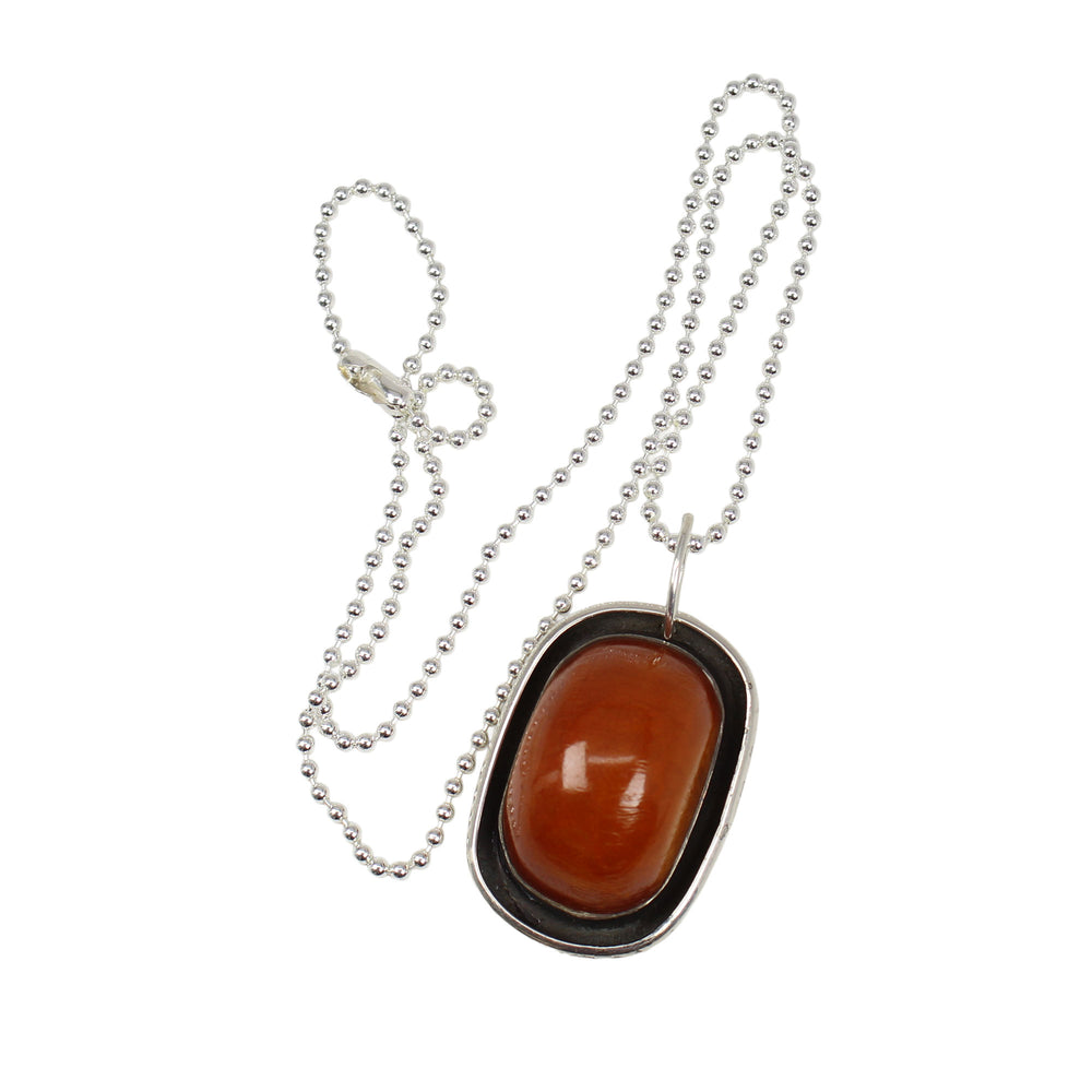 
                      
                        Vintage Rebecca Collins Amber Sterling Silver Pendant
                      
                    