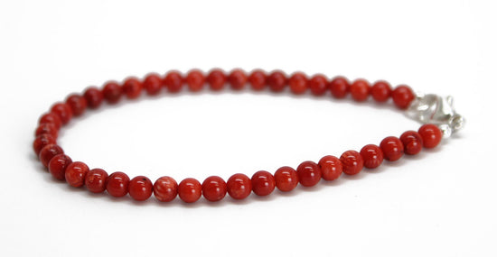 Red Bamboo Coral Bracelet
