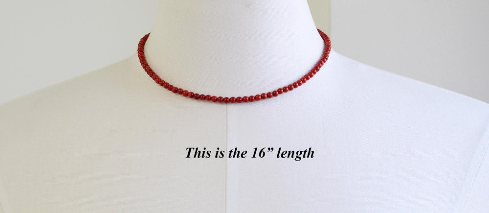 
                      
                        Red Bamboo Coral Necklace
                      
                    