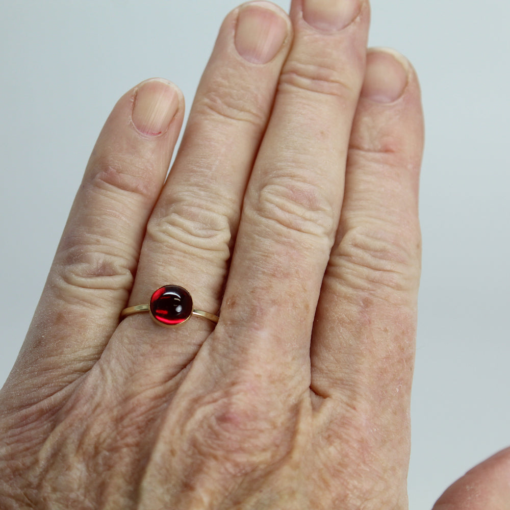 
                      
                        Ruby Ring Yellow Gold Filled Setting
                      
                    