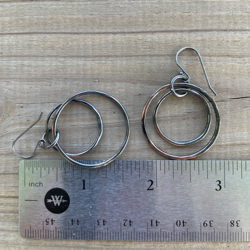 
                      
                        Copper Double Hoop Earrings 1.75" x 1.25"
                      
                    