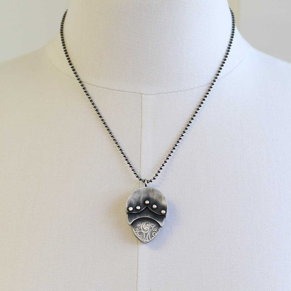 
                      
                        Handmade Sterling Silver Nested Pendant Necklace
                      
                    