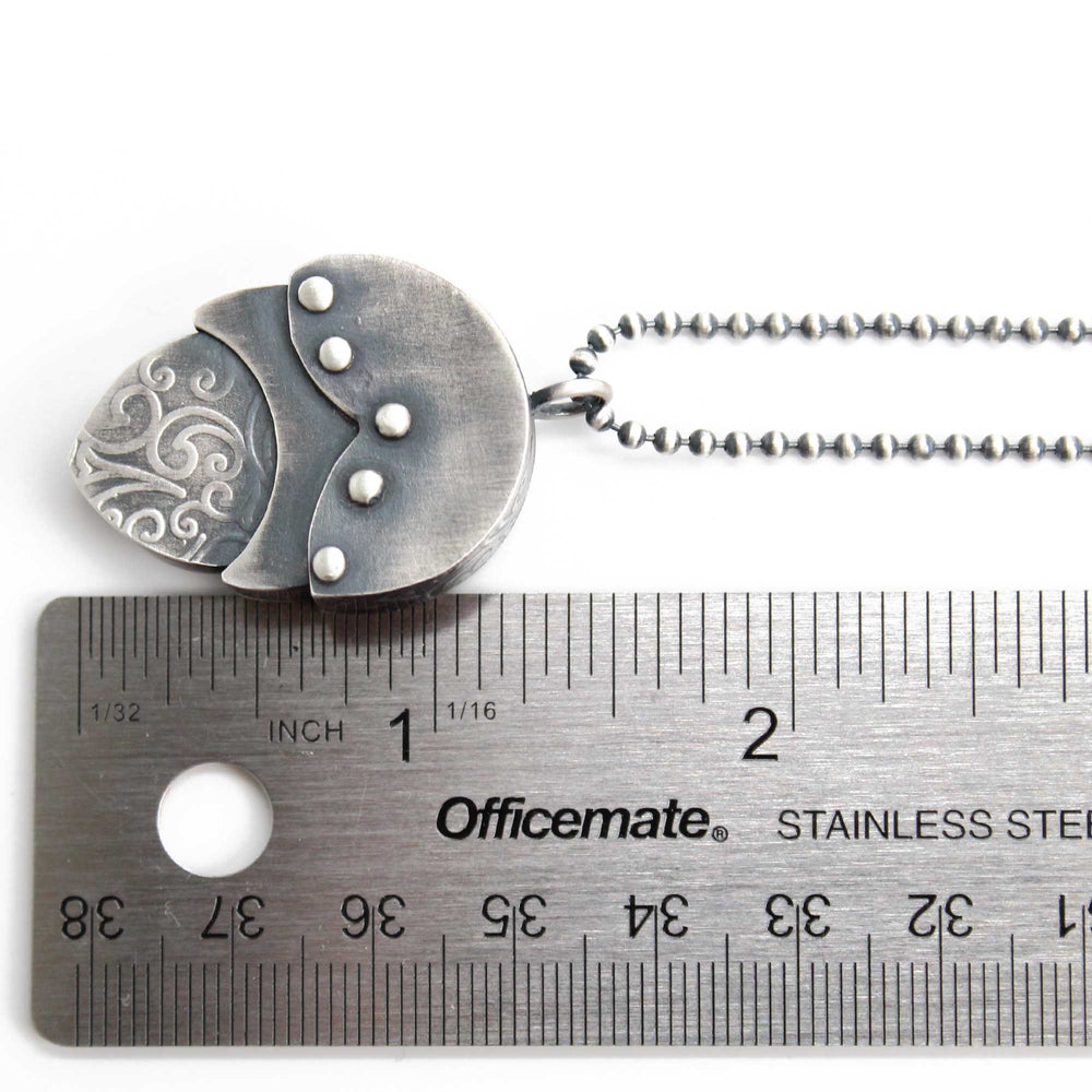 
                      
                        Handmade Sterling Silver Nested Pendant Necklace
                      
                    