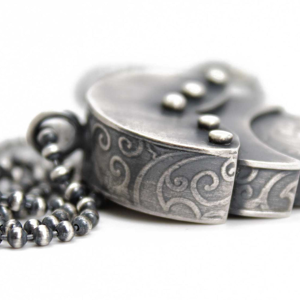 
                      
                        Handmade Sterling Silver Nested Pendant 
                      
                    