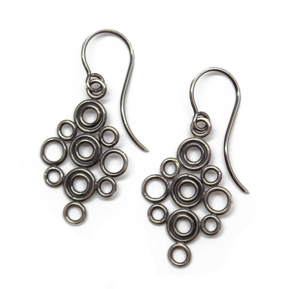 Sterling Silver Bubble Earrings