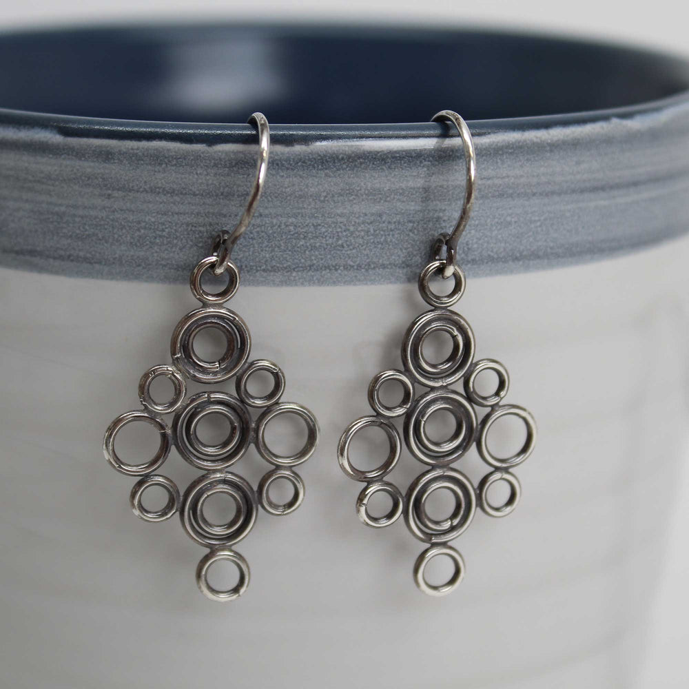 
                      
                        Sterling Silver Bubble Earrings
                      
                    