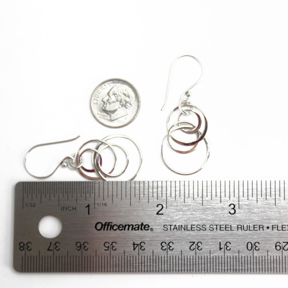 
                      
                        Short Silver Interlocking Hoop Earrings
                      
                    