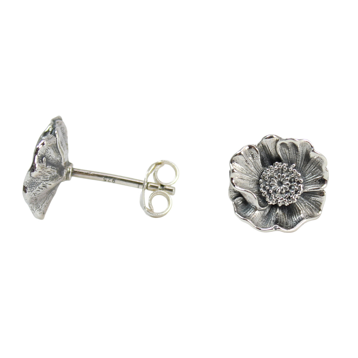 Sterling-Silver-Poppy-Flower- 