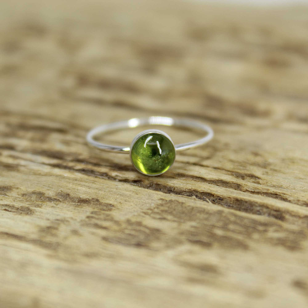 
                      
                        6mm Vesuvianite Idocrase Ring in Sterling Silver
                      
                    